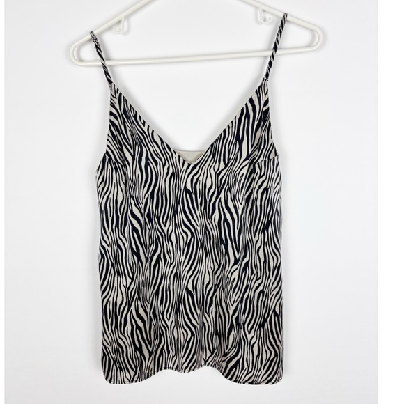 Cami NYC Tops - Cami NYC Tank Top Size Small Silk Zebra Print
V Neck